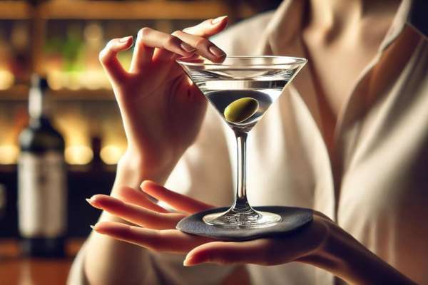 How to Hold a Martini Glass